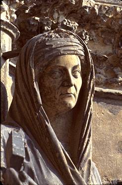 Elizabeth of the Visitation, ca. 1245, Cathédrale Notre-Dame de Reims